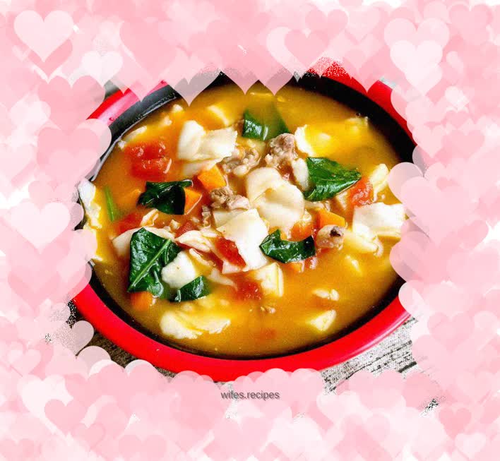 Homemade mutton noodles