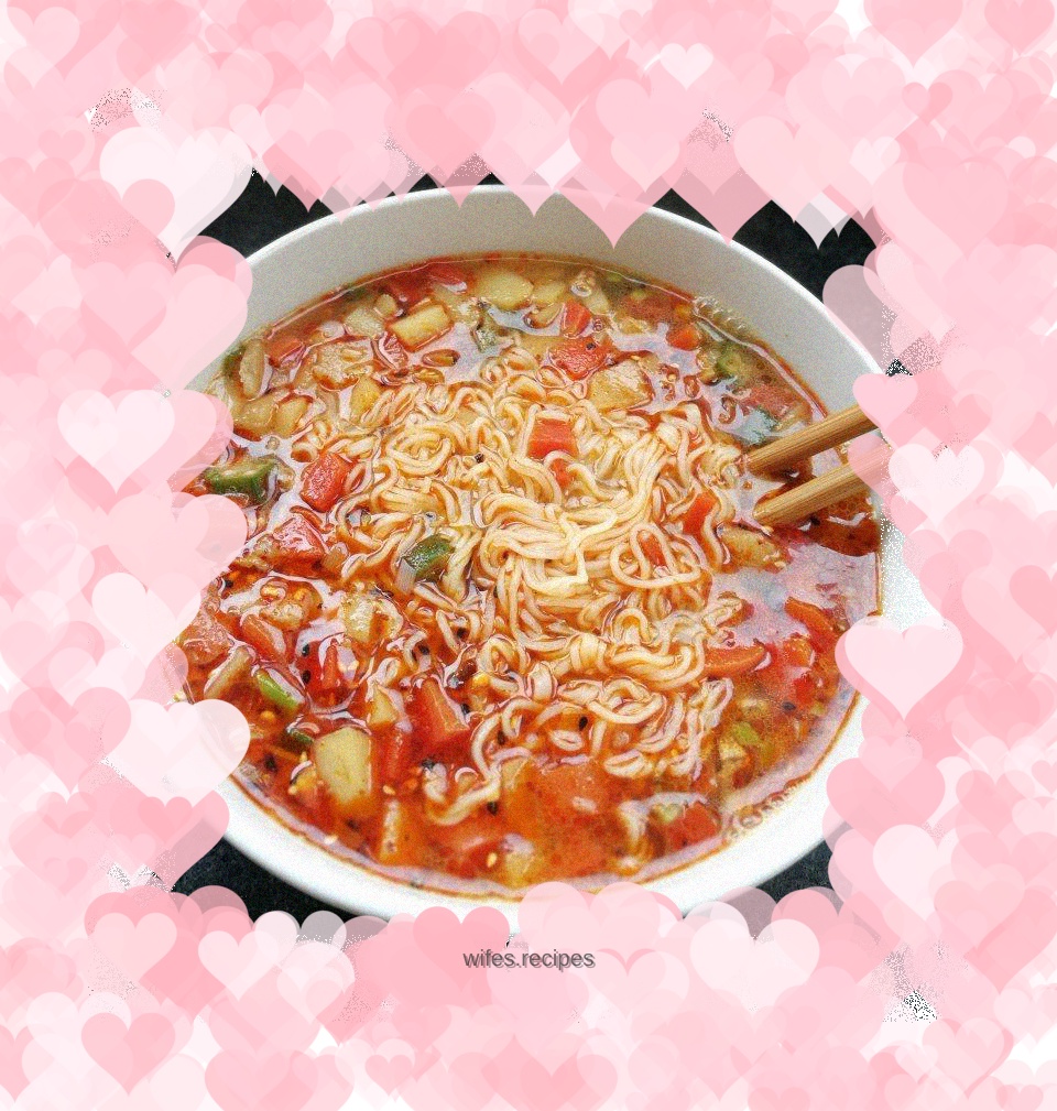 Sour seed noodle soup