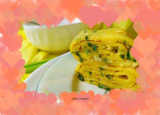 Green onion egg rolls