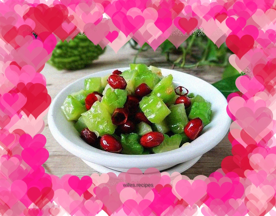 Fried Bitter Melon with Peanuts