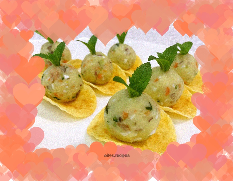 Cute mashed potatoes