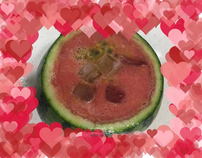 Cool watermelon juice