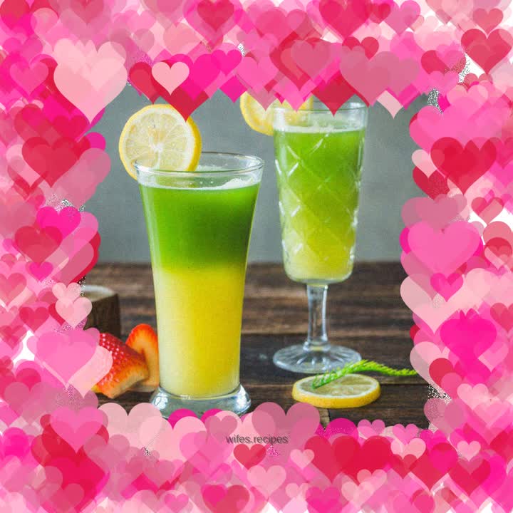 Summer pineapple and cucumber special drink