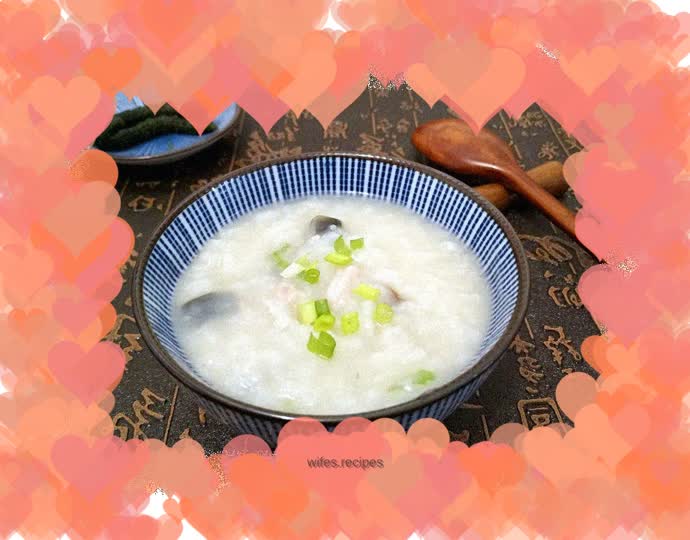 Preserved egg and lean meat porridge