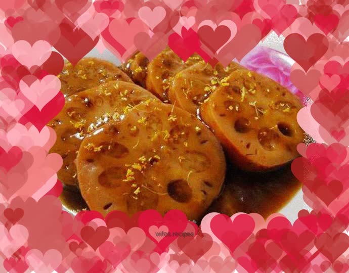 Honey Osmanthus Lotus Root