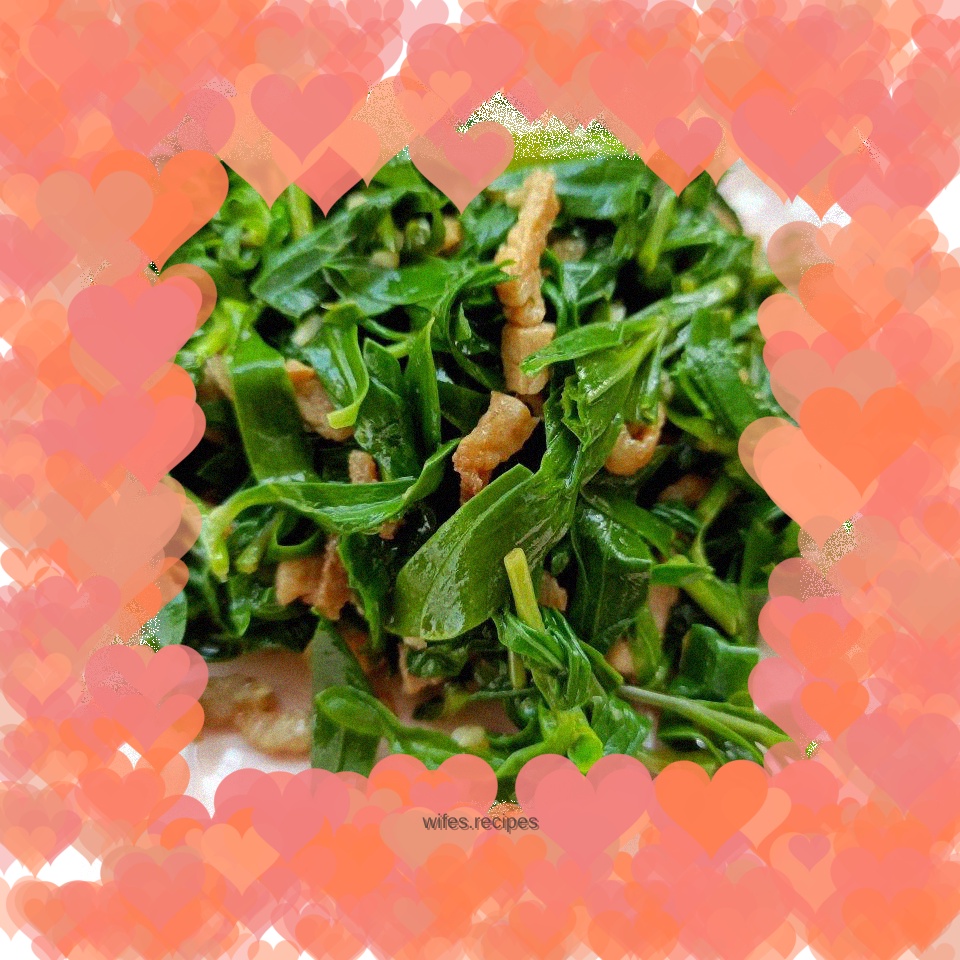 Fried meat mixed with Xiacao