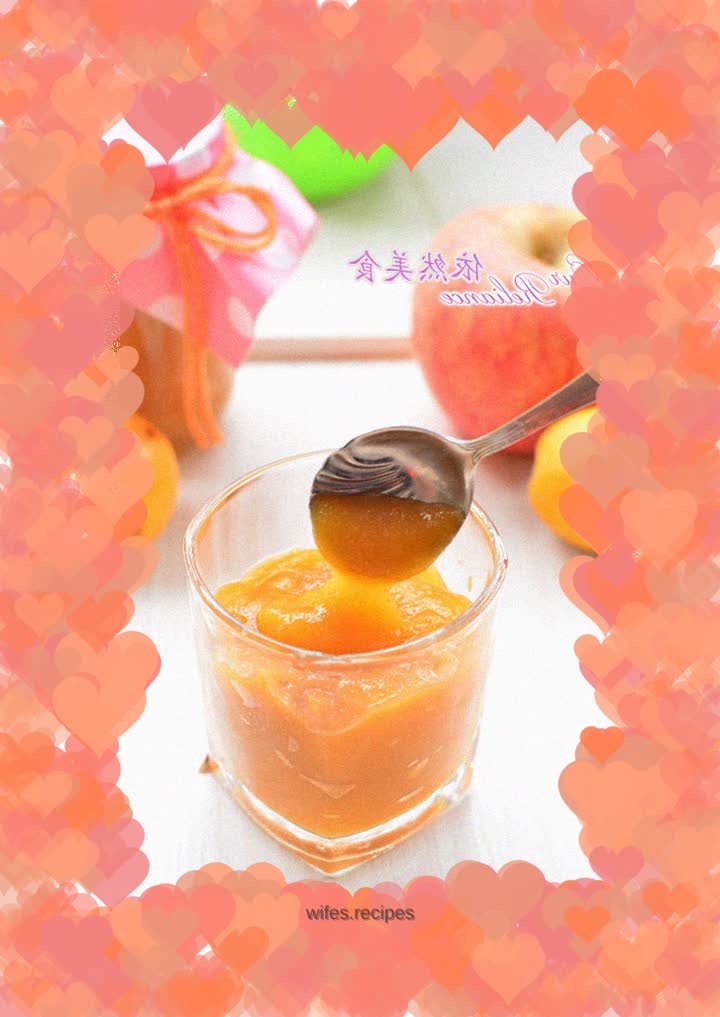 Resolving phlegm and relieving cough--loquat applesauce