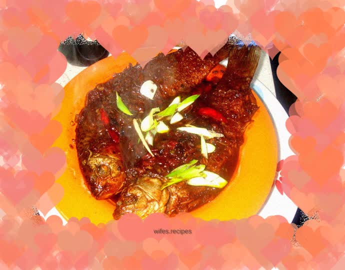 Sautéed crucian carp