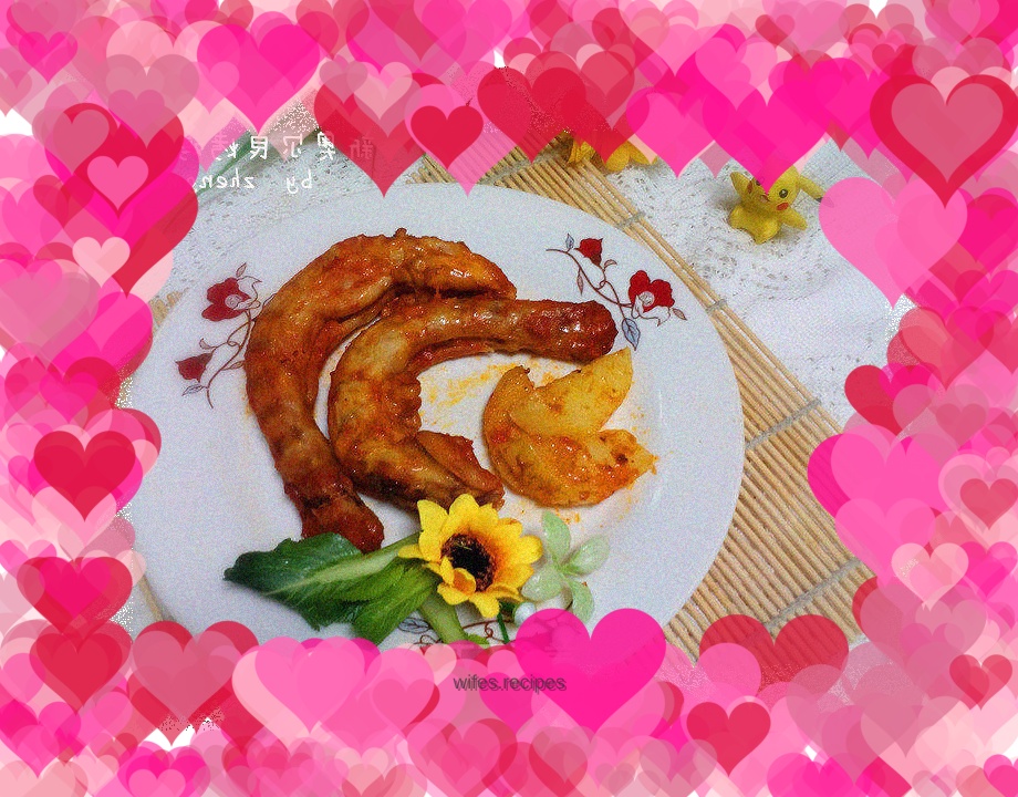 New Orleans grilled chicken neck