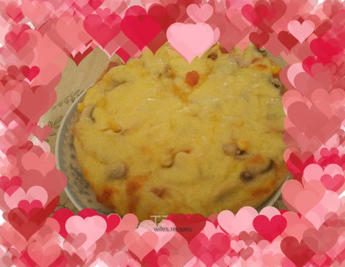 Homemade pizza that looks plain but has a lot of substance