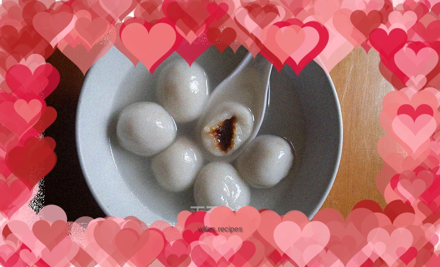 Homemade jujube glutinous rice balls