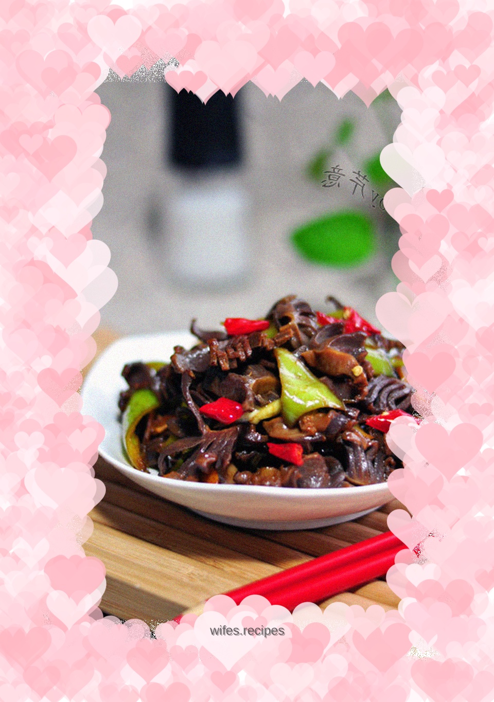 Spicy fried duck gizzards