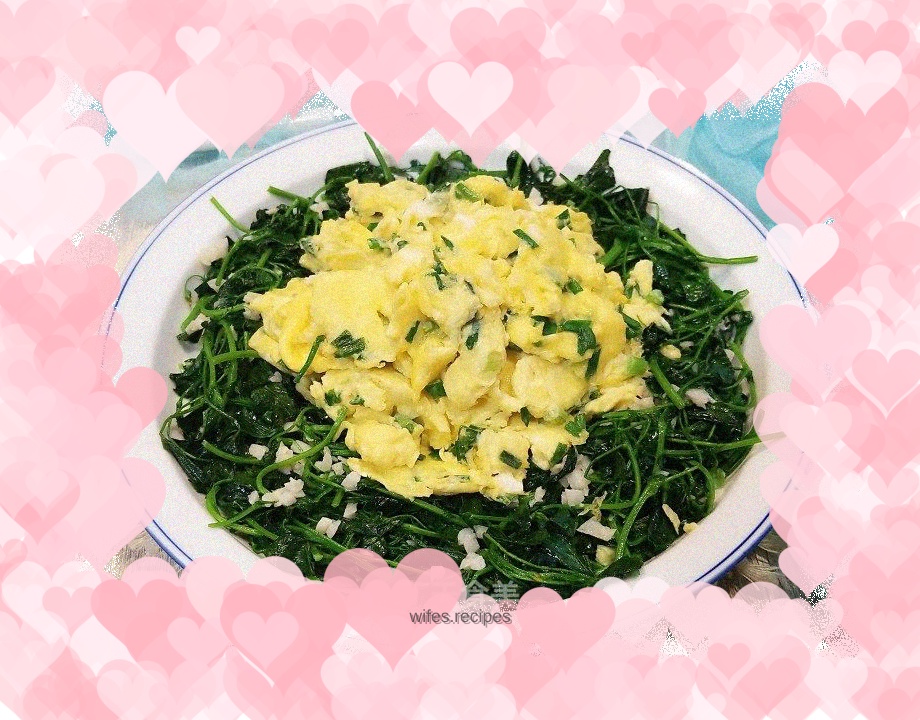 Stir-fried straw with eggs