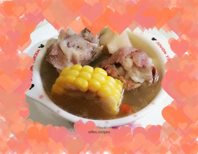 Casserole Corn Lotus Root Bone Soup
