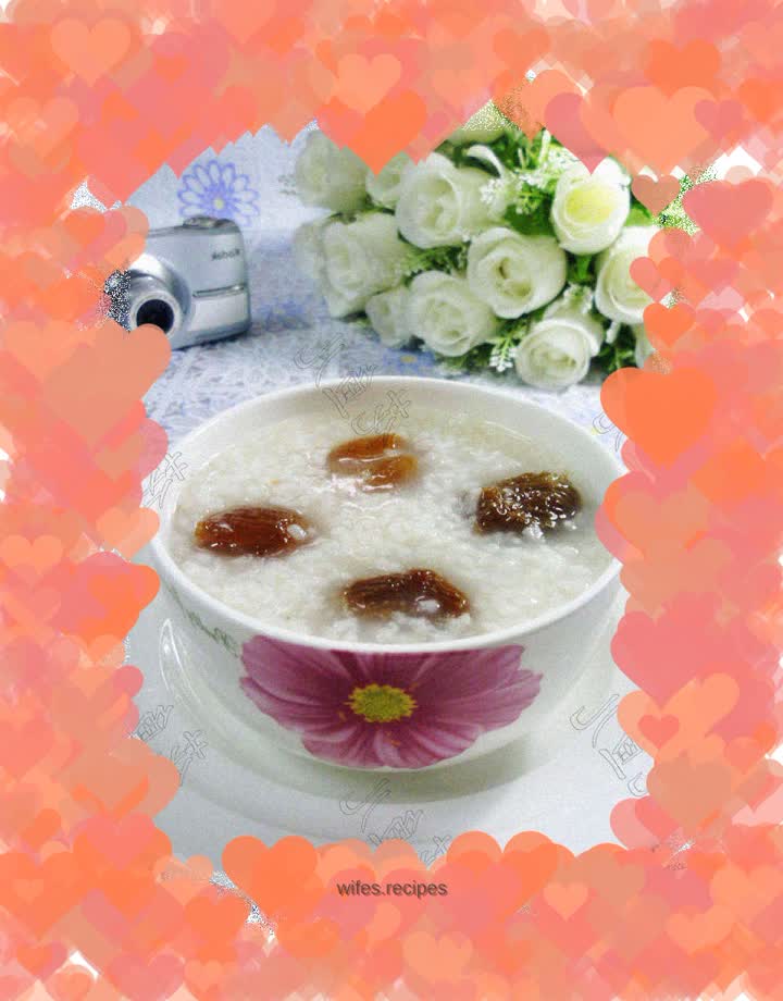 Crystal Candied Date Rice Porridge