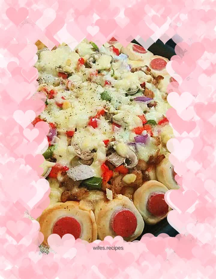 Black Pepper Bacon Chicken Pizza