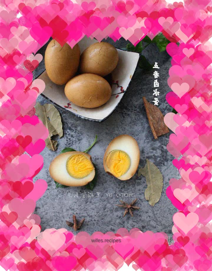 Five spice braised eggs