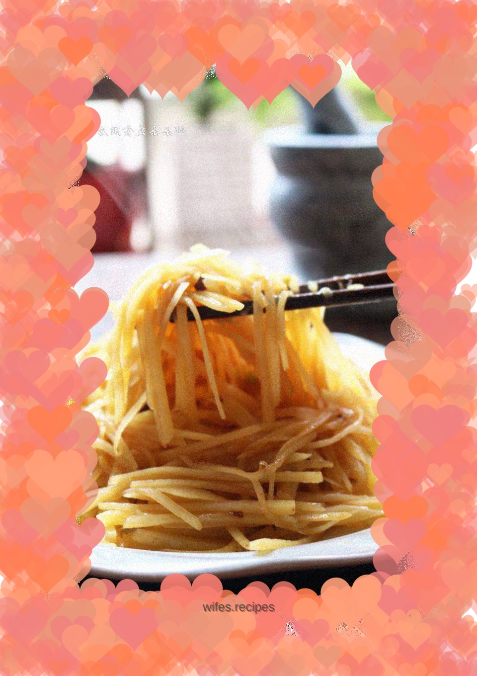 Stir-fried shredded potatoes