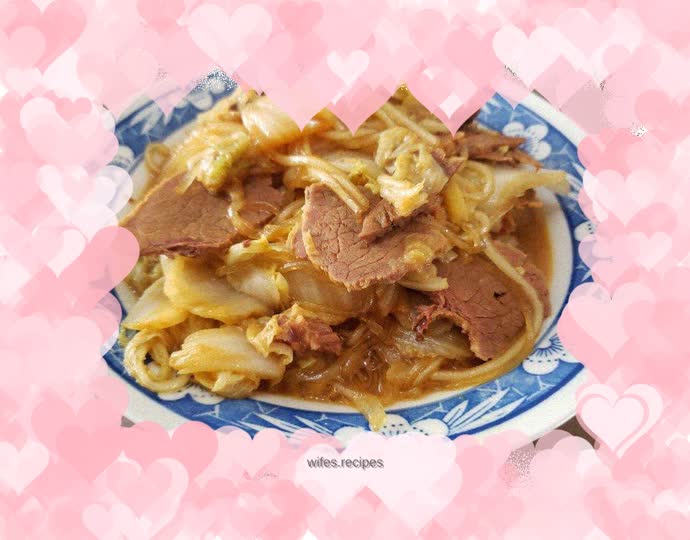 Mutton and cabbage stewed vermicelli