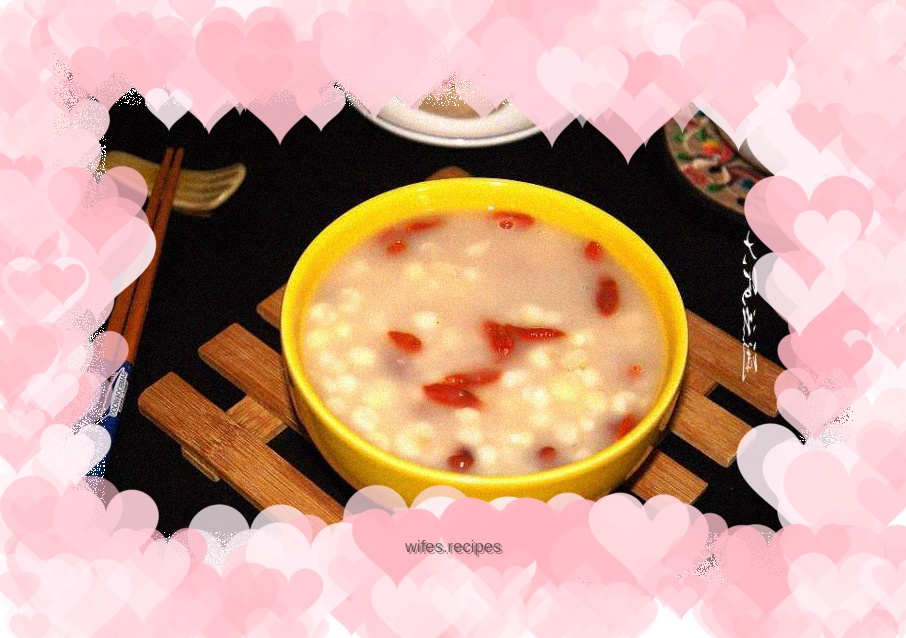 Kidney bean sticky rice porridge