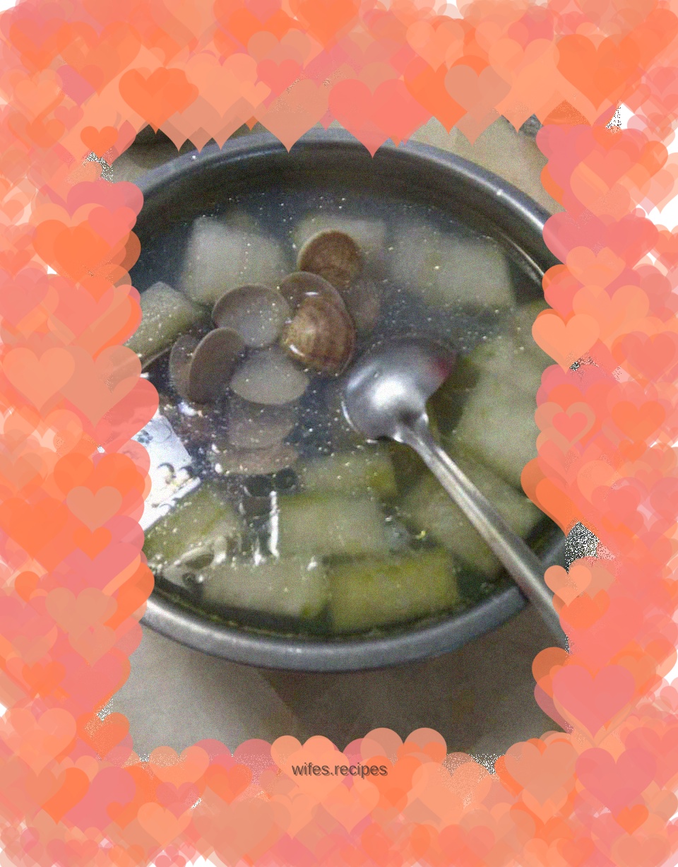 Shell and winter melon soup