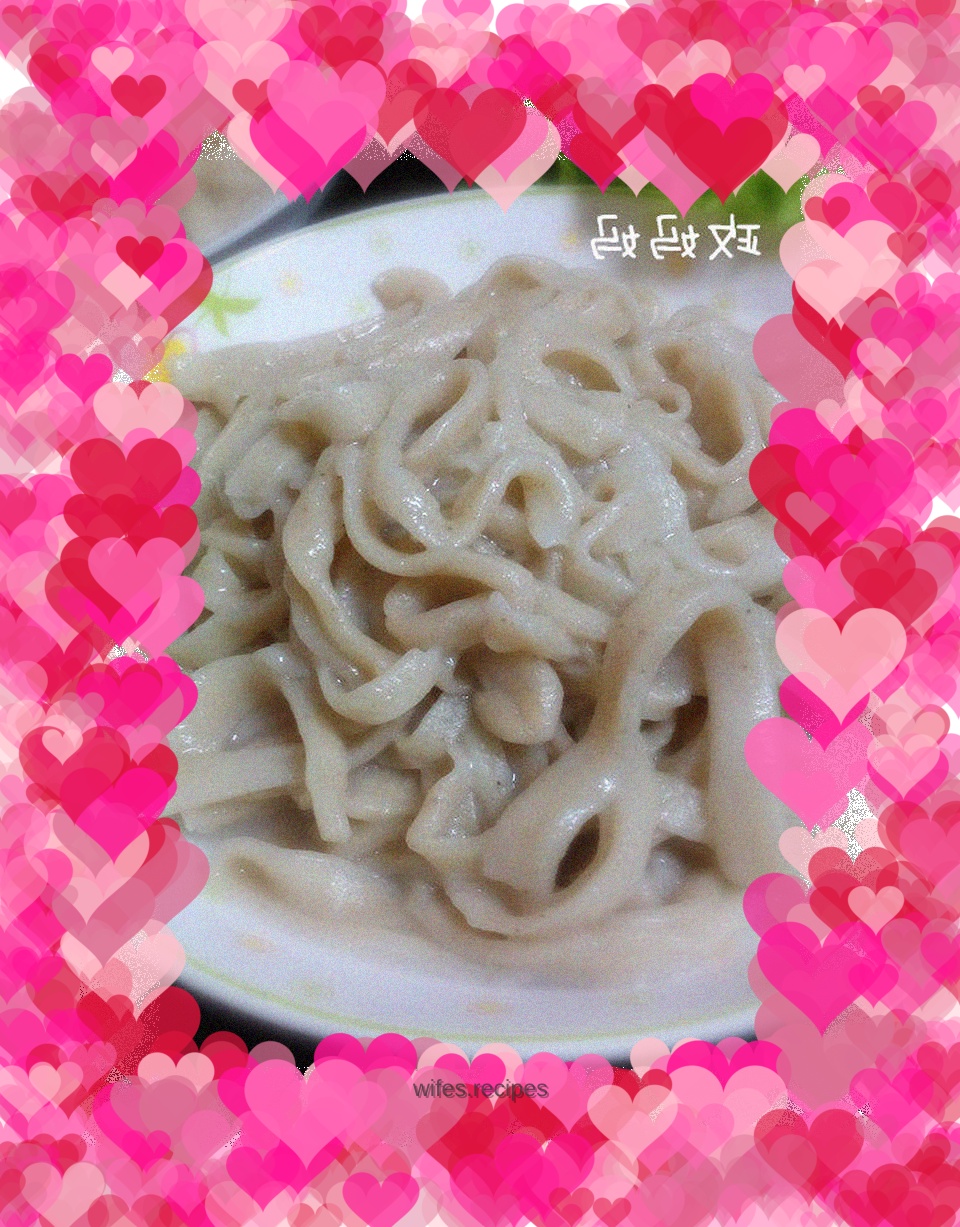 Hand-rolled noodles