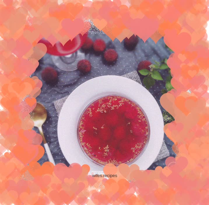 Osmanthus rock sugar bayberry soup