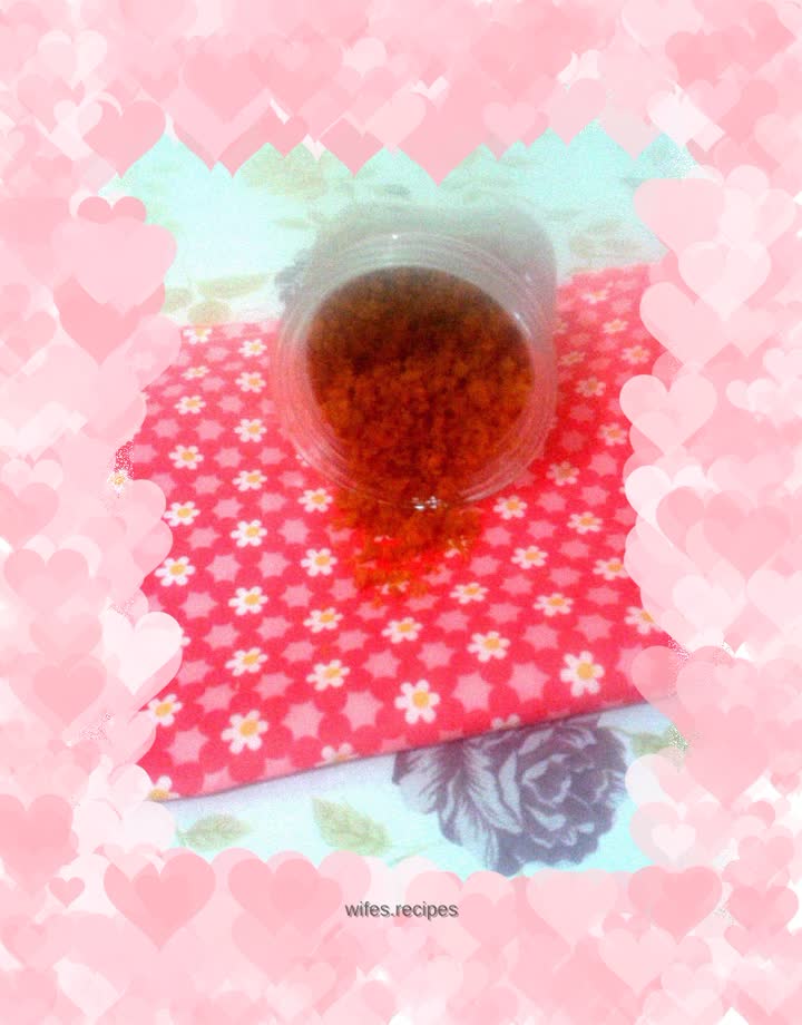 Carrot version - vegetarian meat floss