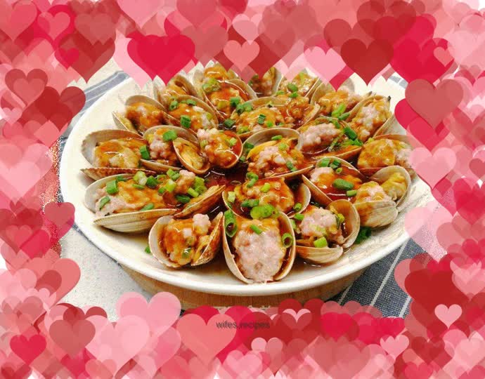 New Year’s Eve Dinner and New Year Dishes (14) Clam Stuffed with Pork