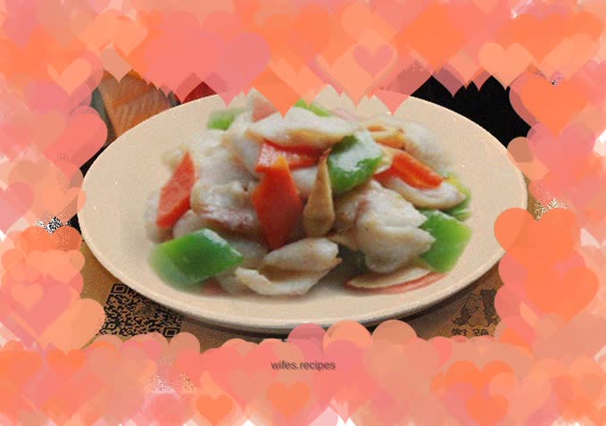 Stir-fried Chaobai black fish with seasonal fresh vegetables