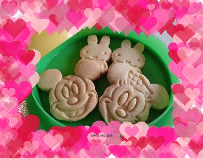 Milky Cartoon Biscuits