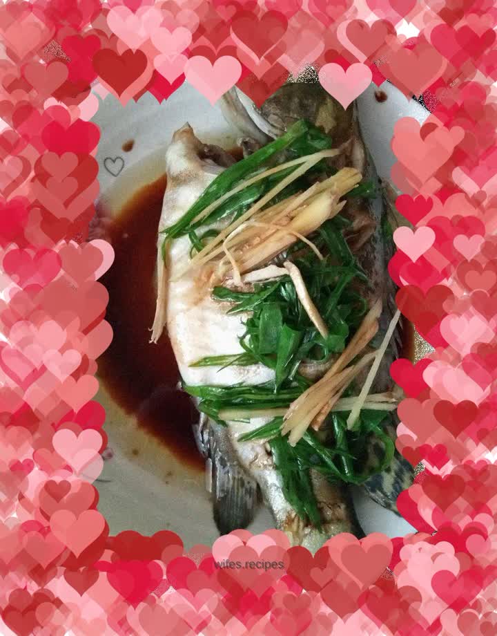 Steamed mandarin fish