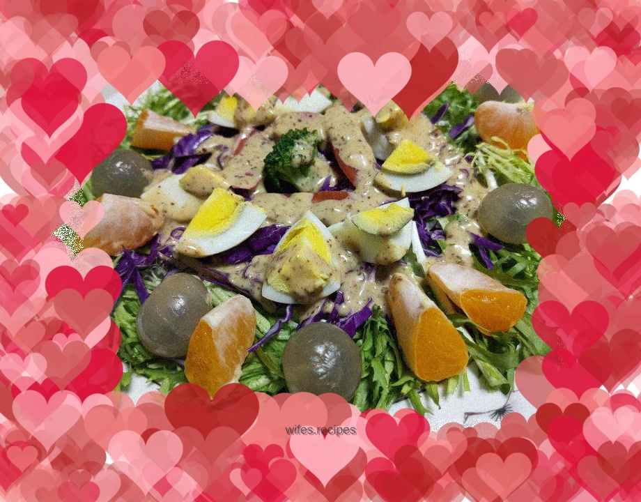 Fruit and vegetable salad