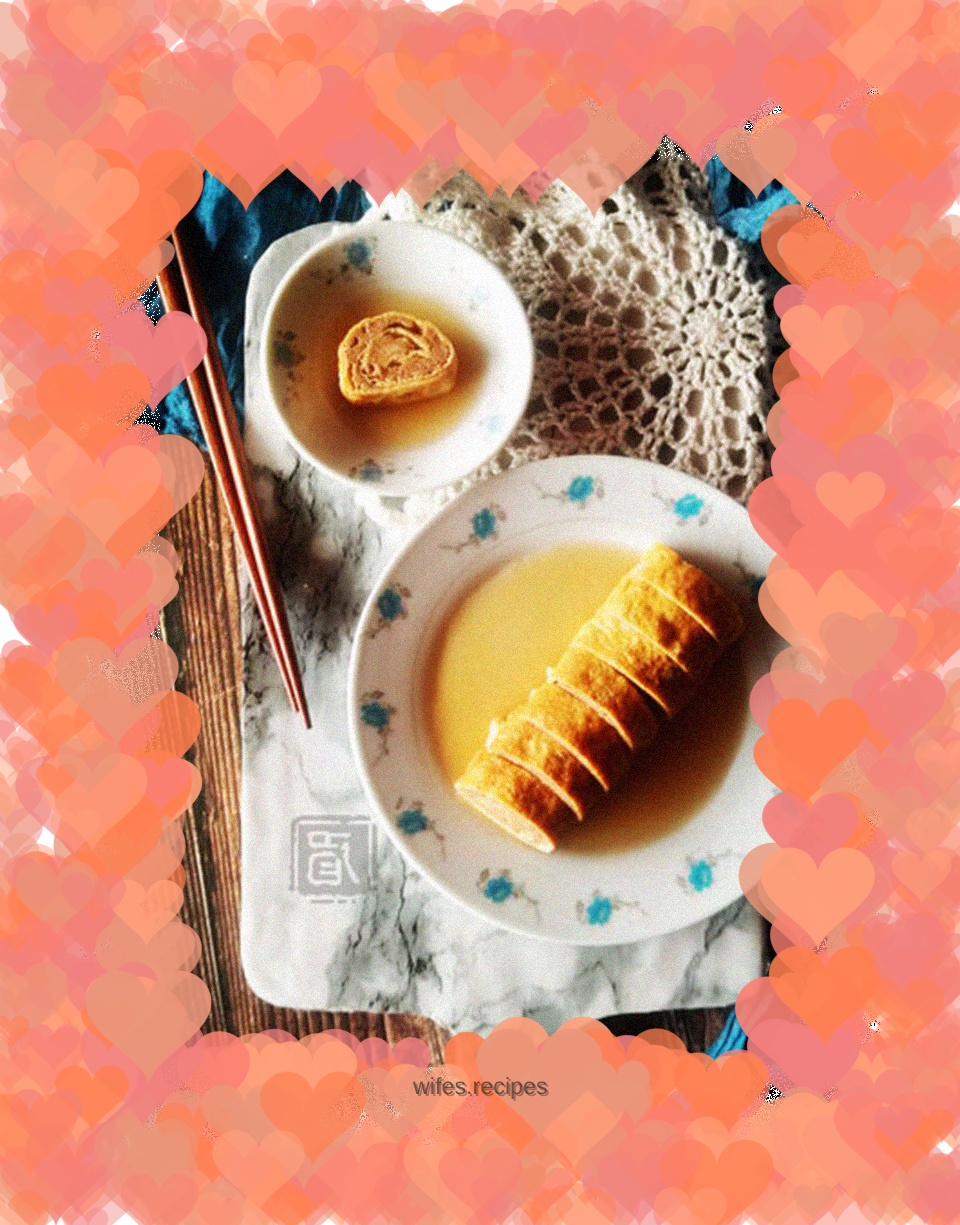 Egg skin meat roll