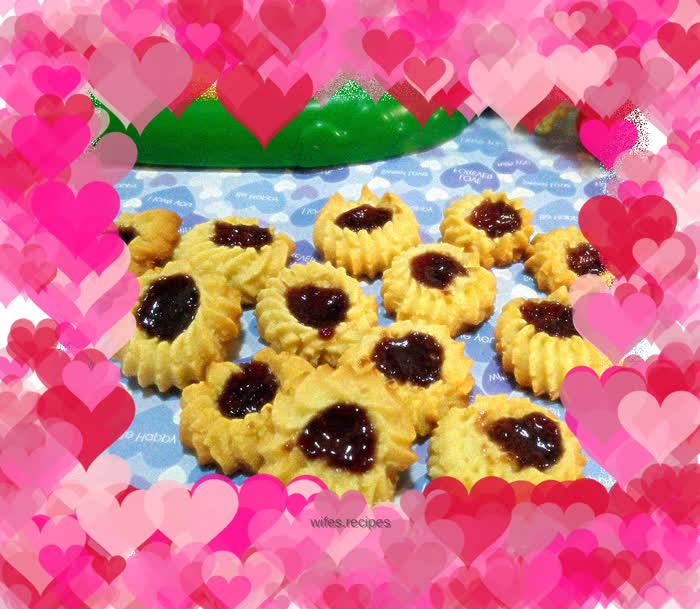 Blueberry Jam Cookies