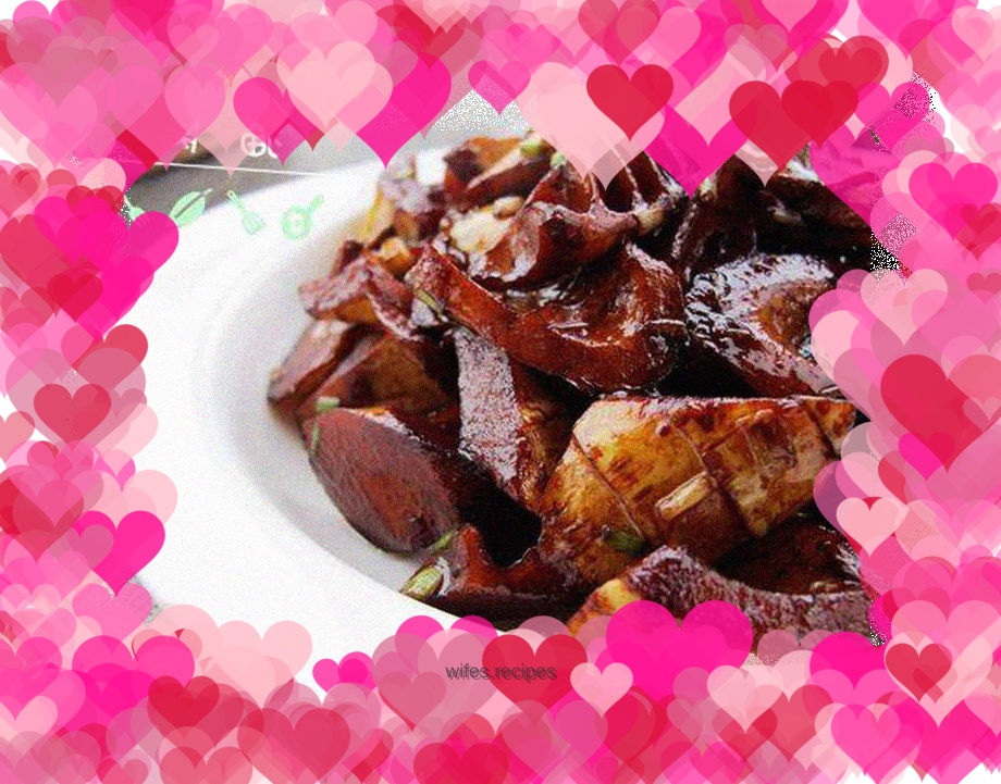 Braised bamboo shoots in oil