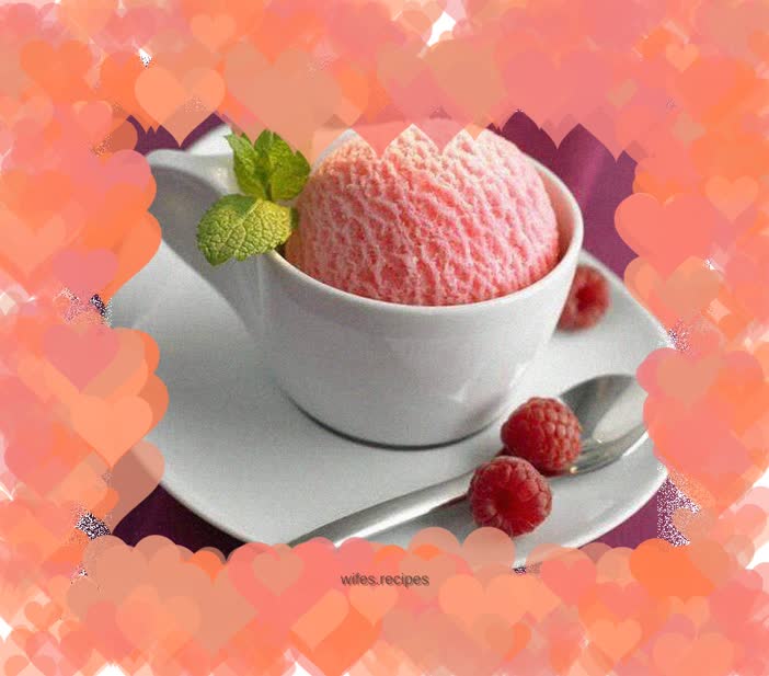 Watermelon ice cream