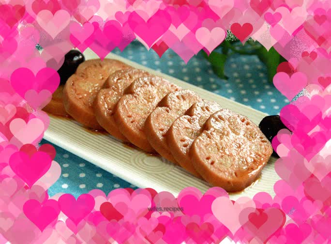 Brown sugar, red dates, glutinous rice and lotus root