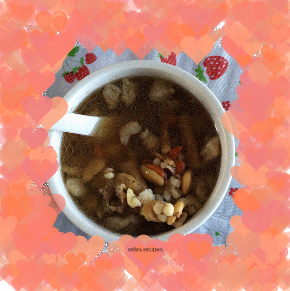 Herbal lean meat soup