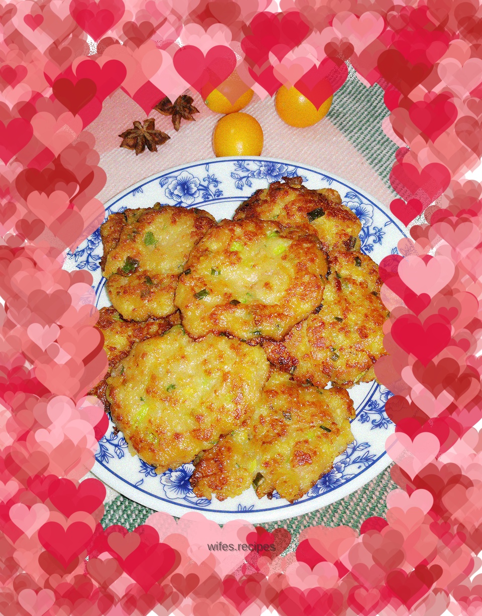 Minced Pork Potato Pancakes