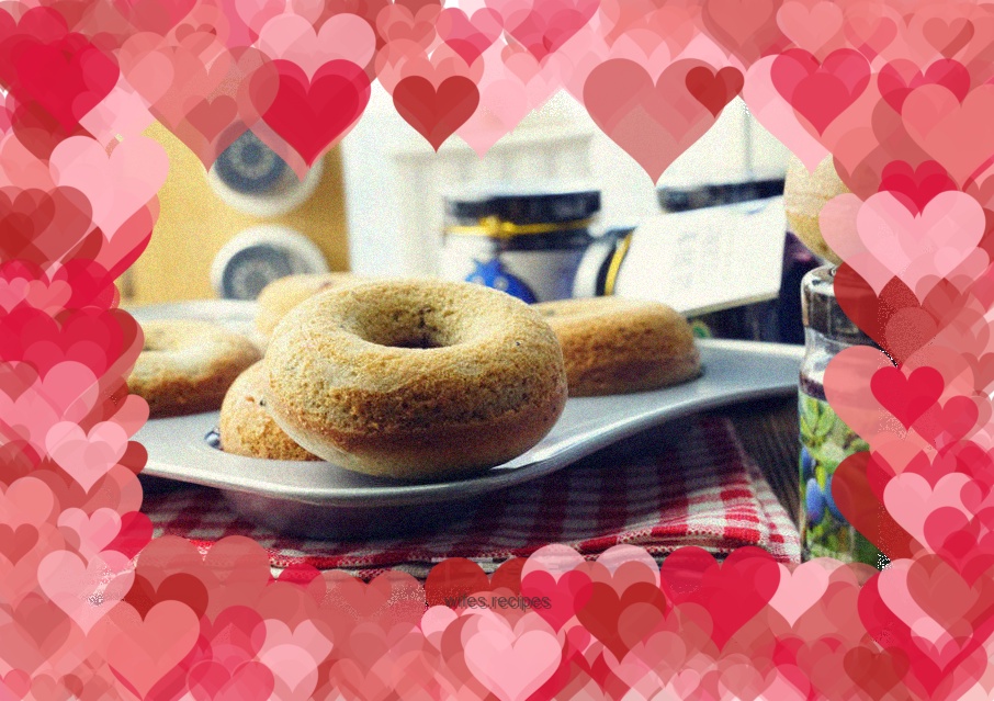Blueberry Sauce Donuts