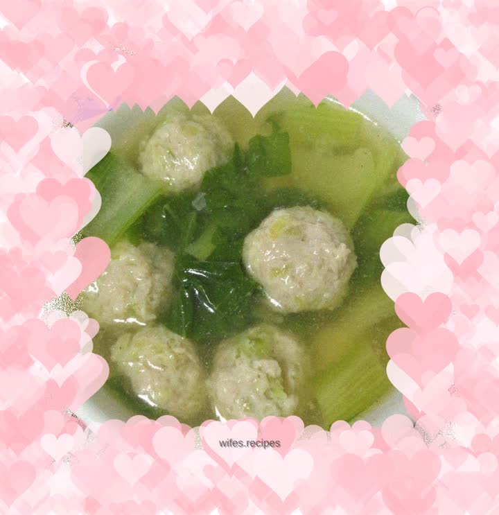 Pork and radish meatball soup