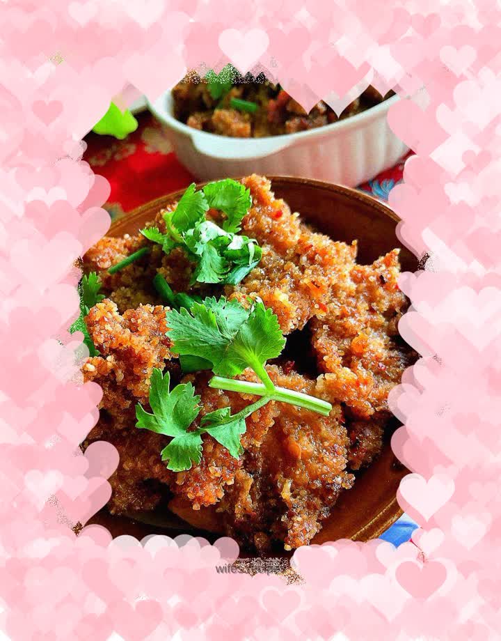 Steamed meat with rice flour