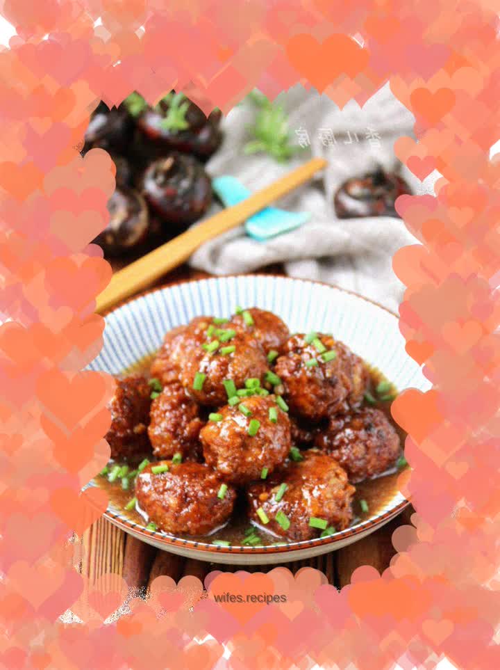 Water chestnut balls