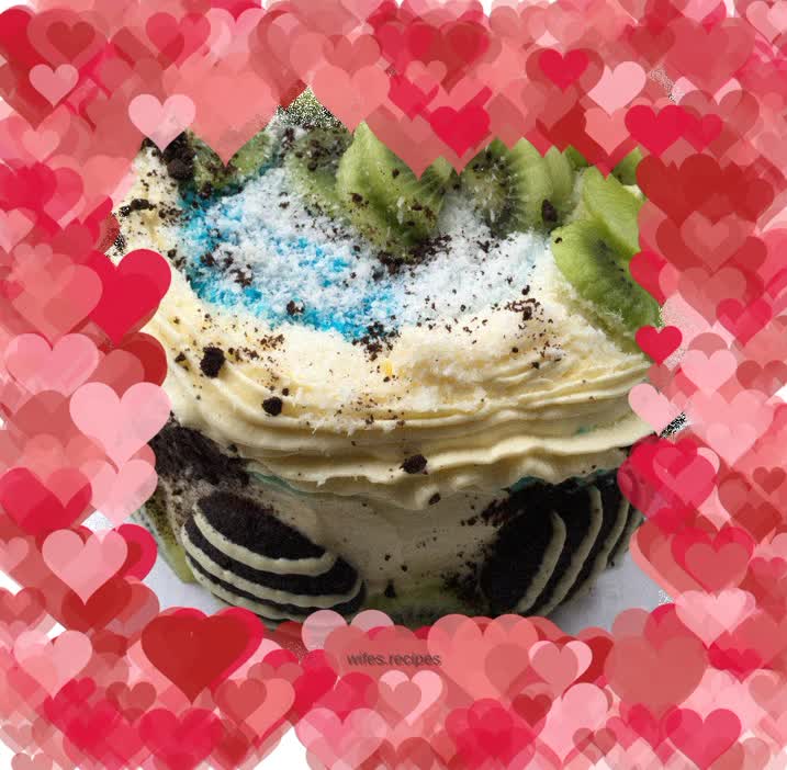 Oreo Fruit Coconut Cake