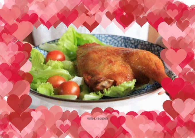 Orleans roast duck leg