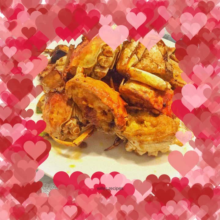 Stir-fried hairy crabs