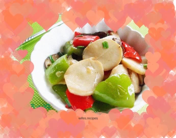 Delicious stir-fried mushrooms as a side dish