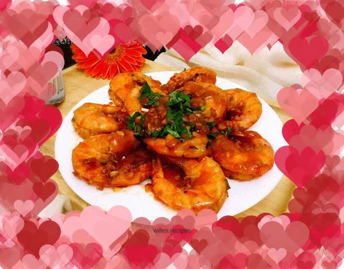 Dried Braised Shrimp in Tomato Sauce