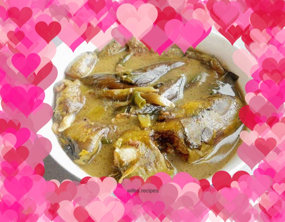 Catfish stewed with eggplant